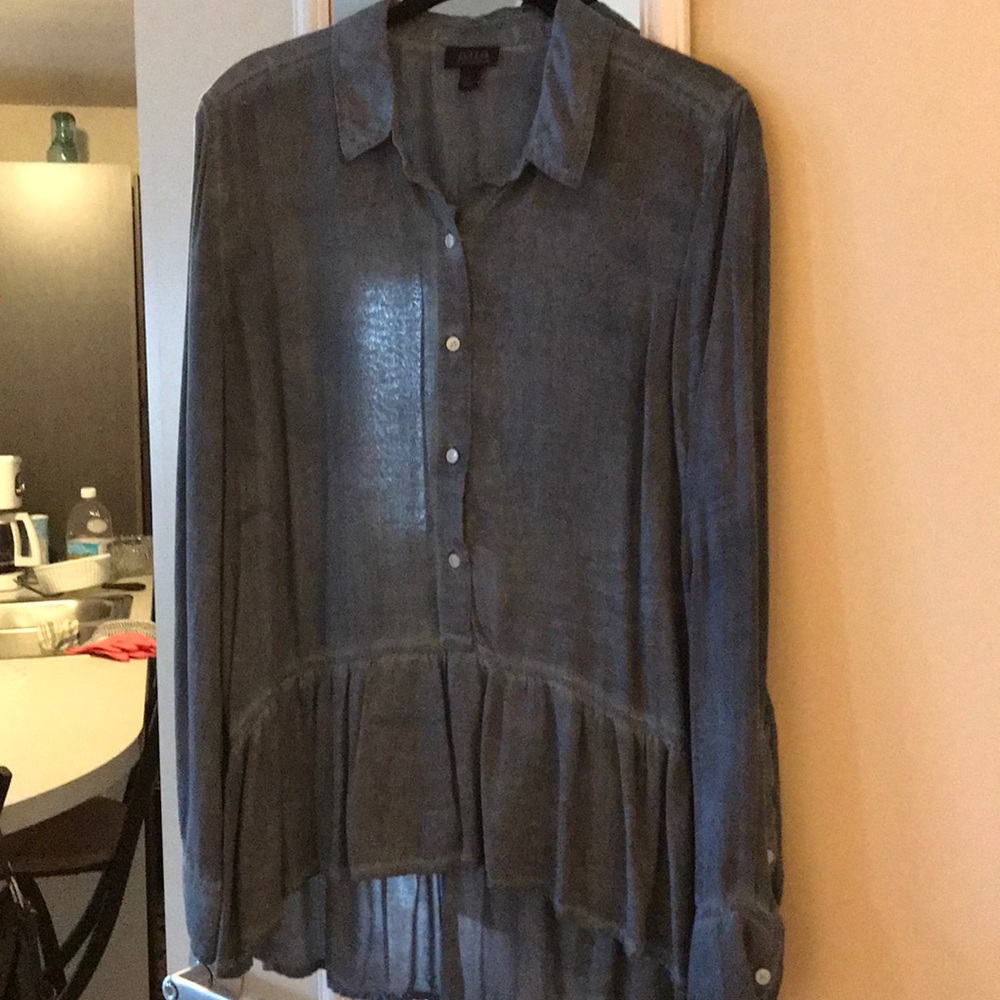 Blue jean shirt